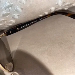 Prada | Accessories | Prada Spr58v Brown Havana Lettering  display picture 3